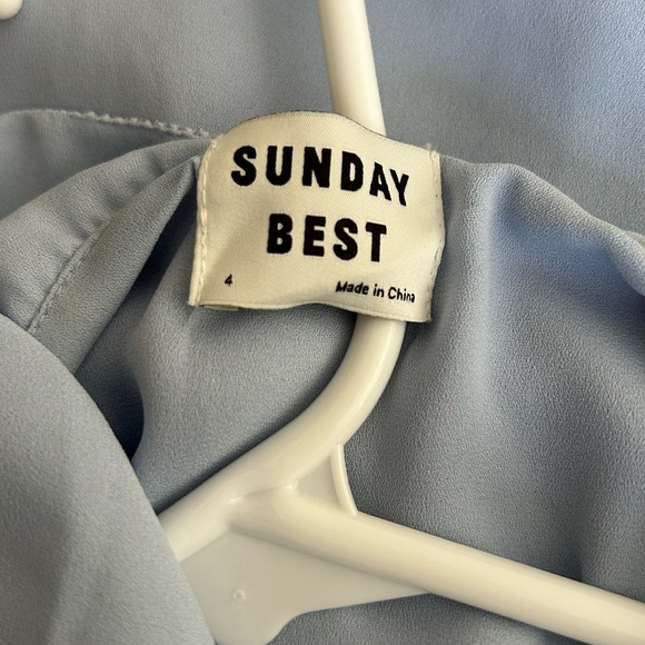 Sunday Best Short-sleeve Tie Dress - Picture 2 of 4